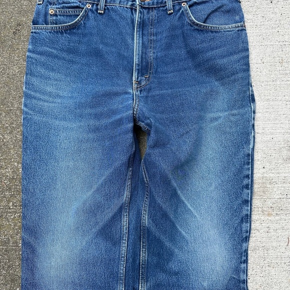 Vintage Levi’s OrangeTab Dark Wash Jeans Size 36 - Picture 4 of 5